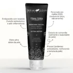 Derma Clean Máscara Facial Argila Preta e Carvão Ativado - Imagem 2
