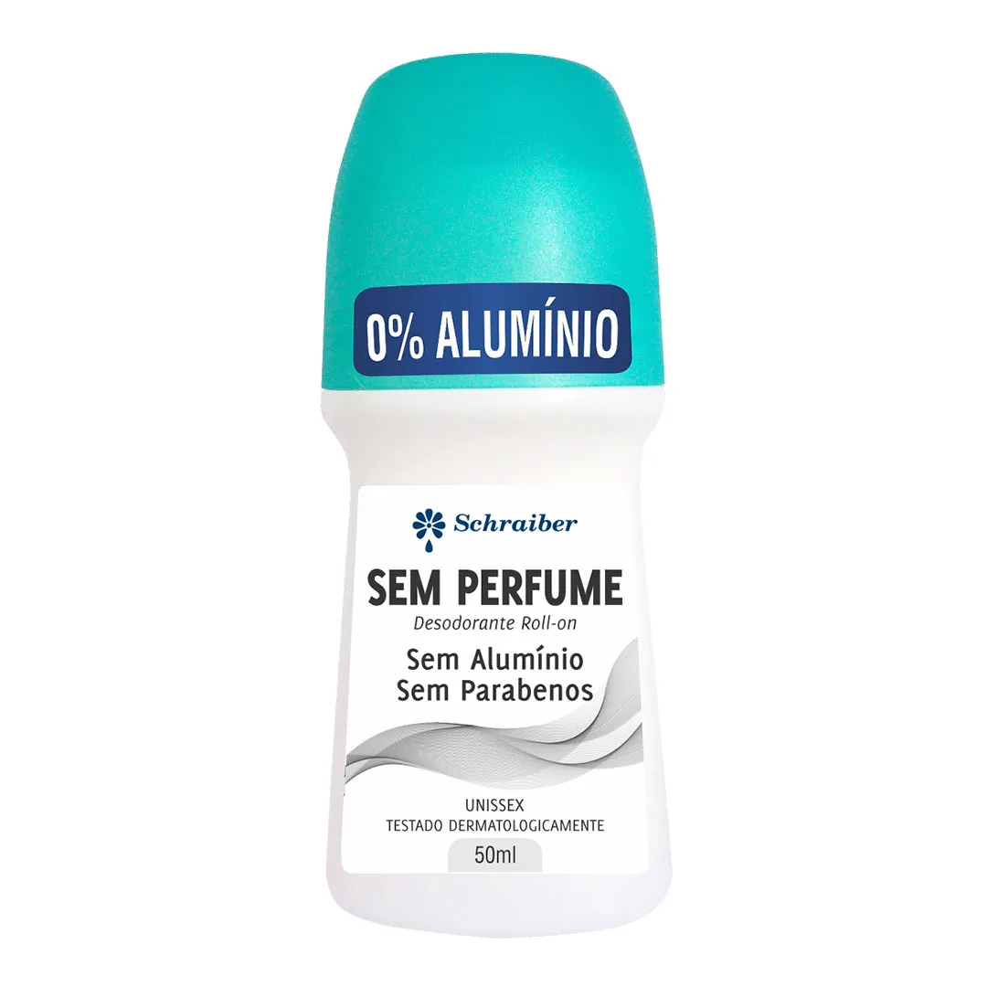 Schraiber Desodorante Roll On Sem Perfume Sem Alumínio e Sem Parabenos Schraiber Desodorante Roll On Sem Perfume Sem Alumínio e Sem Parabenos - Imagem 1