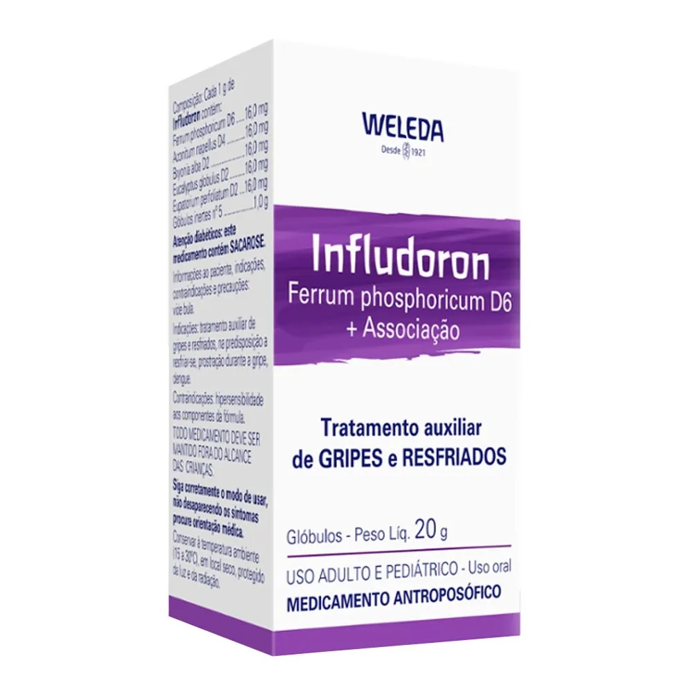 Weleda Infludoron Glóbulos 20g Weleda Infludoron Glóbulos 20g - Imagem 1
