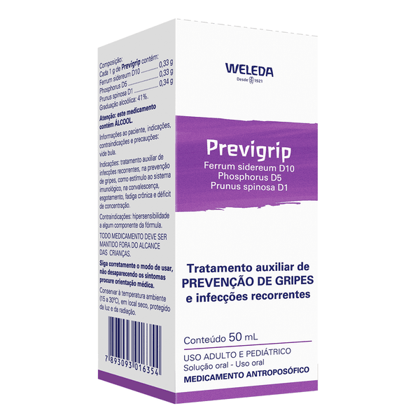 Weleda Previgrip 50ml2 Weleda Previgrip 50ml - Imagem 1