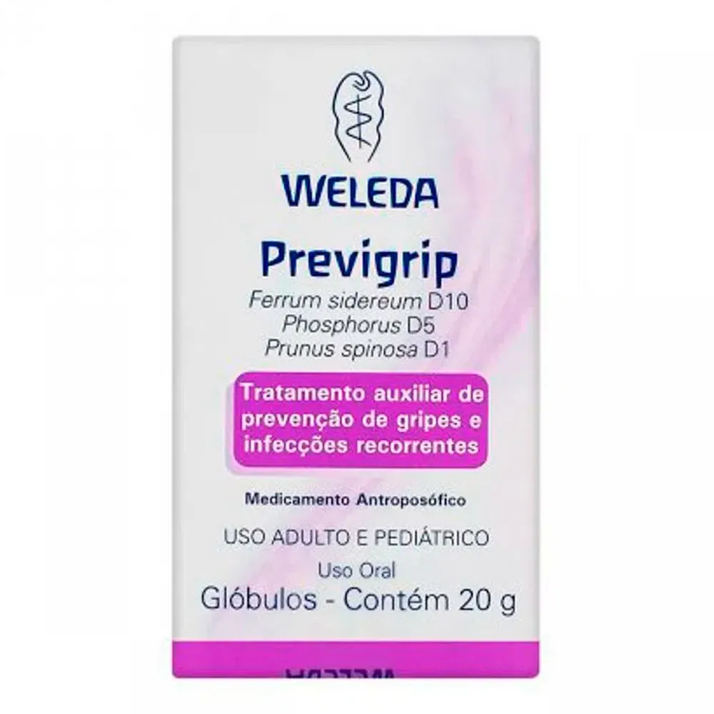Weleda Previgrip Glóbulos 20g Weleda Previgrip Glóbulos 20g - Imagem 1