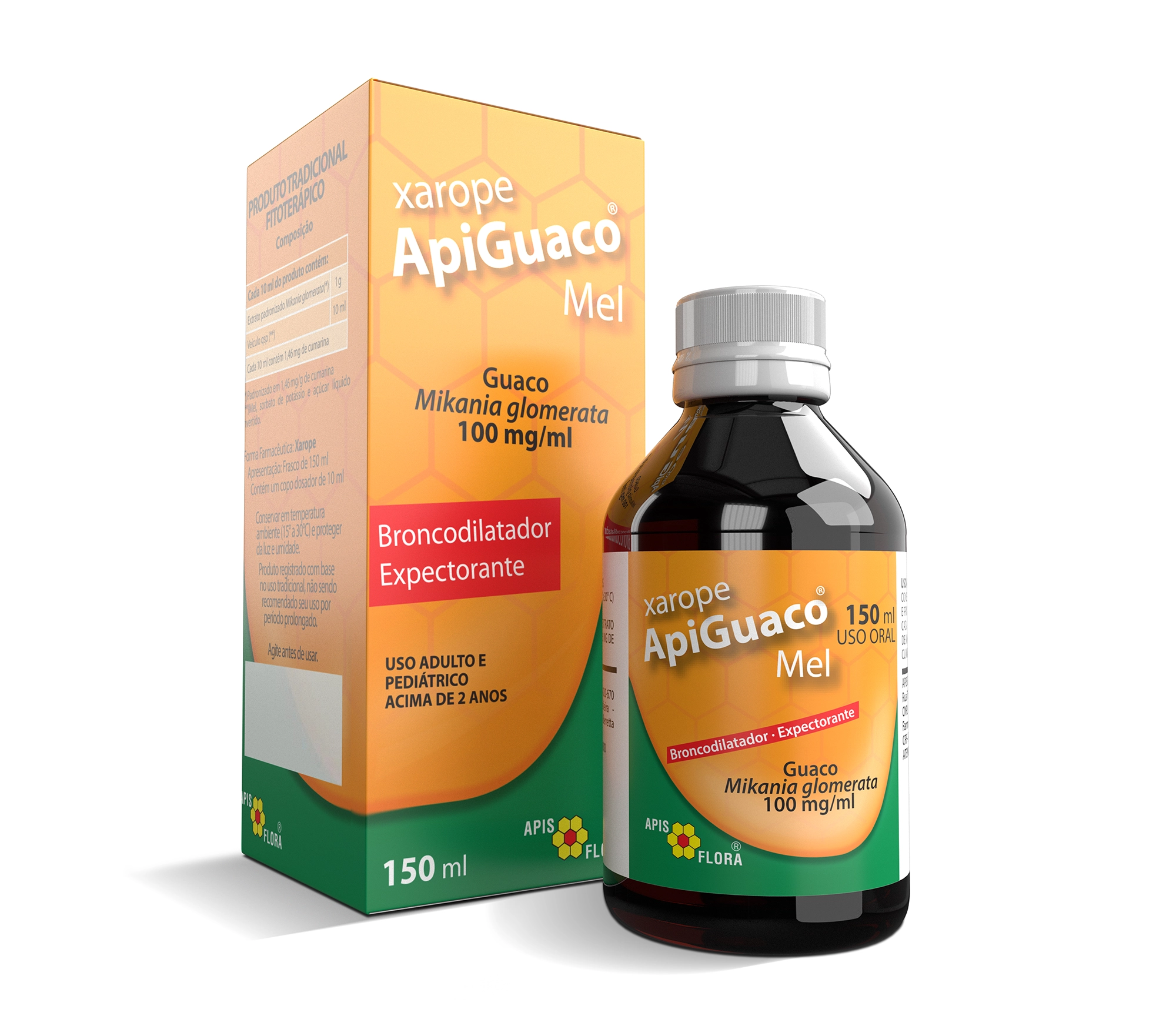A Flora Xarope Apiguaco Mel 150ml A Flora Xarope Apiguaco Mel 150ml - Imagem 1