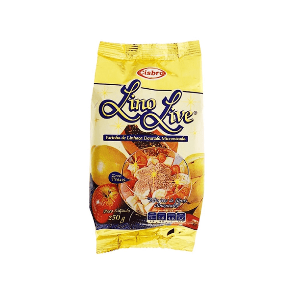 Lino Live Linhaça Dourada 250g Lino Live Linhaça Dourada 250g - Imagem 1