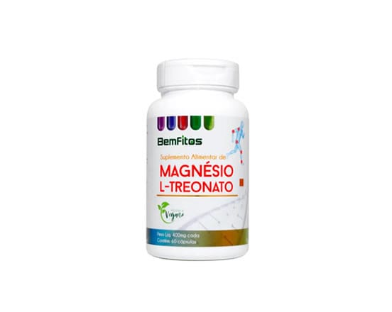 Magnésio Treonato 400mg 60 comprimidos Bemfitos Magnésio Treonato 400mg 60 comprimidos Bemfitos - Imagem 1