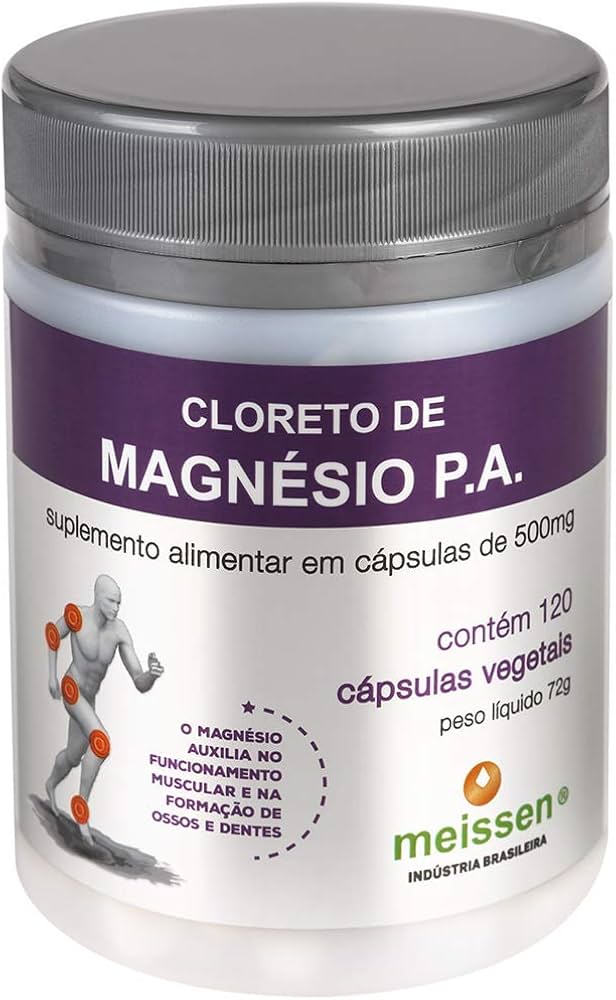 Meissen Cloreto Magnésio 500mg 120 cápsulas2 Meissen Cloreto Magnésio 500mg 120 cápsulas - Imagem 1
