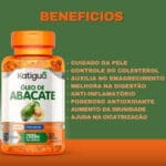 Óleo de Abacate Katigua 60 cápsulas - Imagem 3